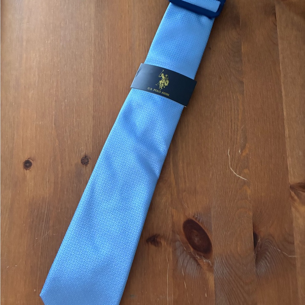 U.S. Polo Assn. Light Blue Men's Tie